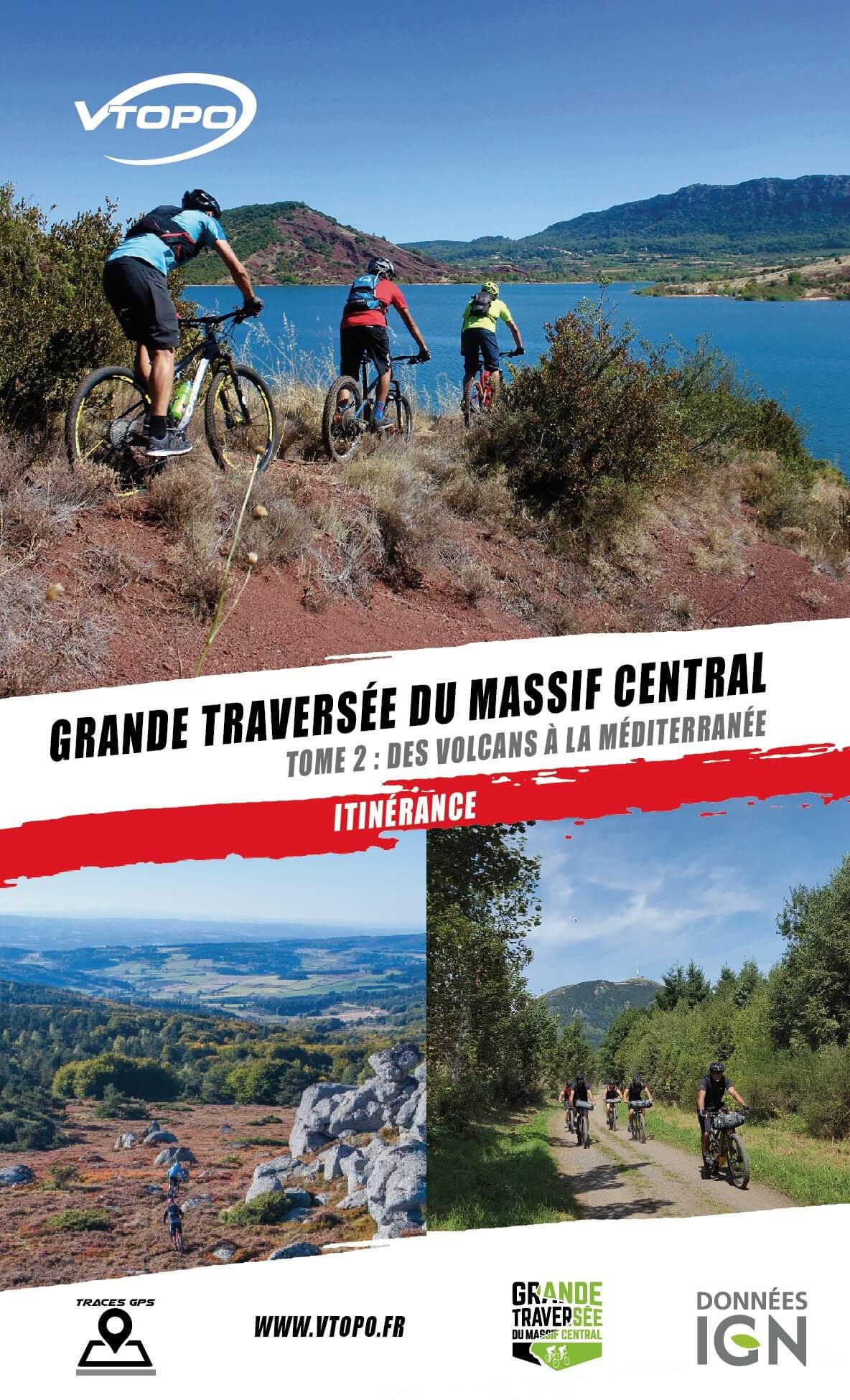 Online bestellen: Mountainbikegids Grande traversée du massif central T2 | Vtopo