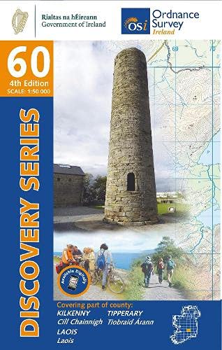 Online bestellen: Wandelkaart 60 Discovery Kilkenny, Laois, Tipperary | Ordnance Survey Ireland