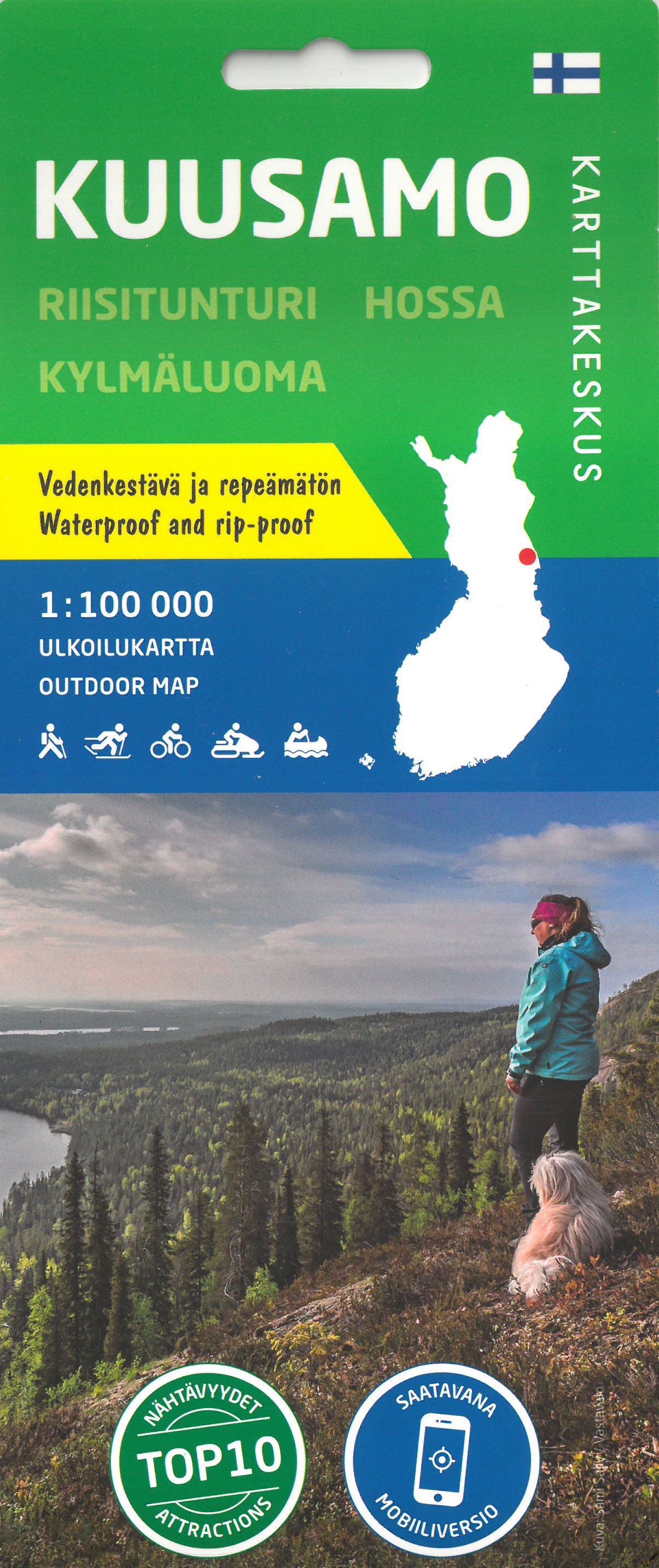 Wandelkaart Kuusamo | Karttake…