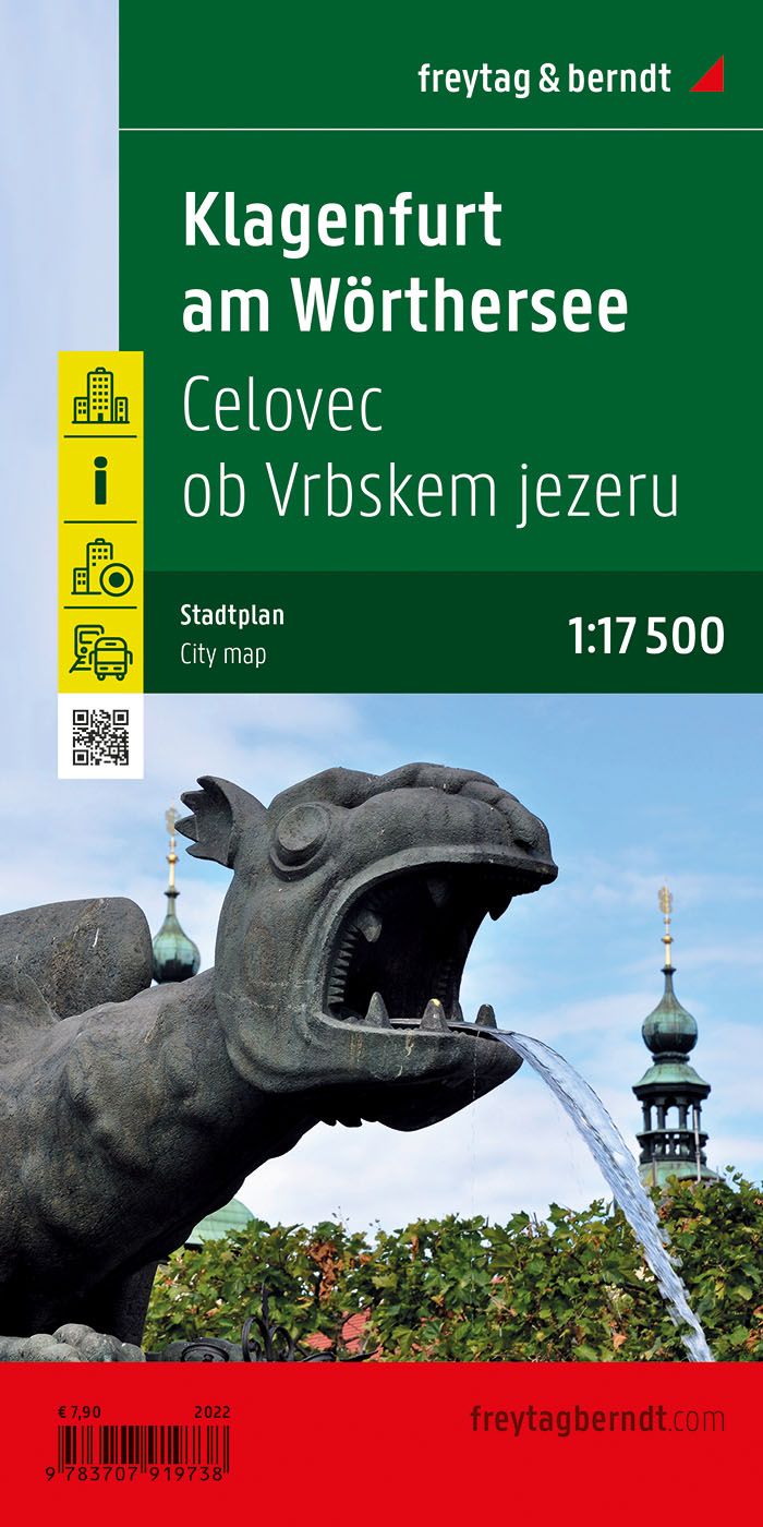 Online bestellen: Stadsplattegrond Klagenfurt am Wörthersee | Freytag & Berndt