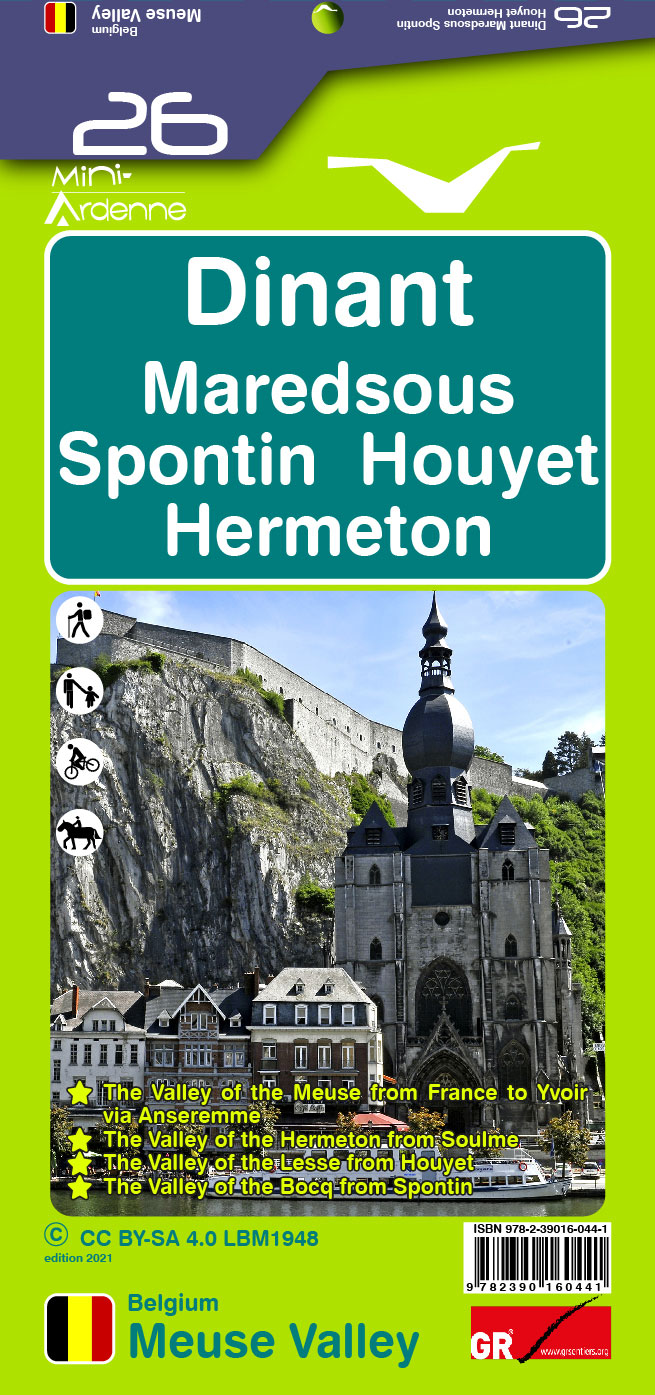 Wandelkaart 26 Dinant Maredsou…