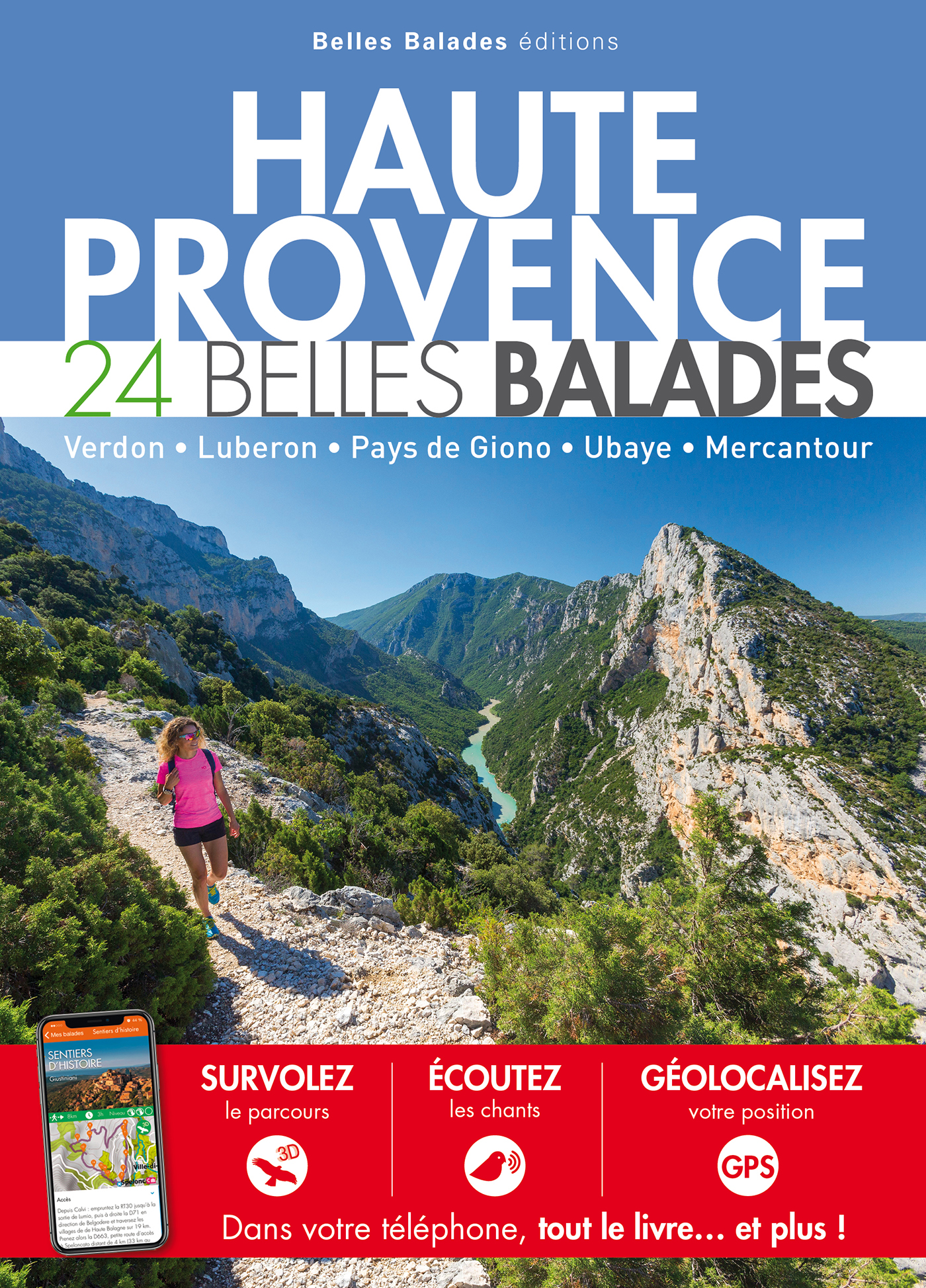 Online bestellen: Wandelgids Haute Provence 24 belles balades | Belles Balades