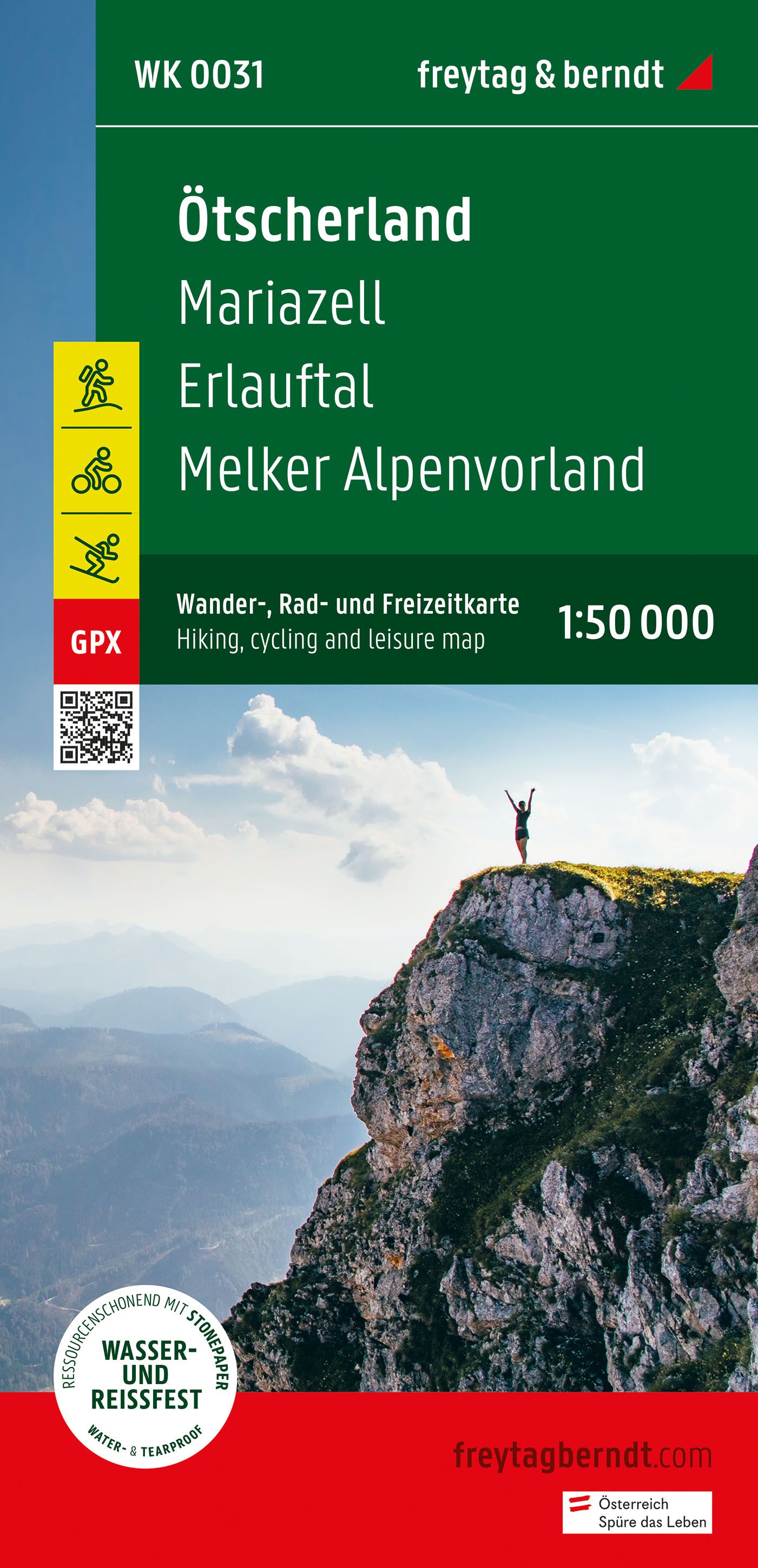 Online bestellen: Fietskaart - Wandelkaart 031 Otscherland - Mariazell - Erlauftal | Freytag & Berndt