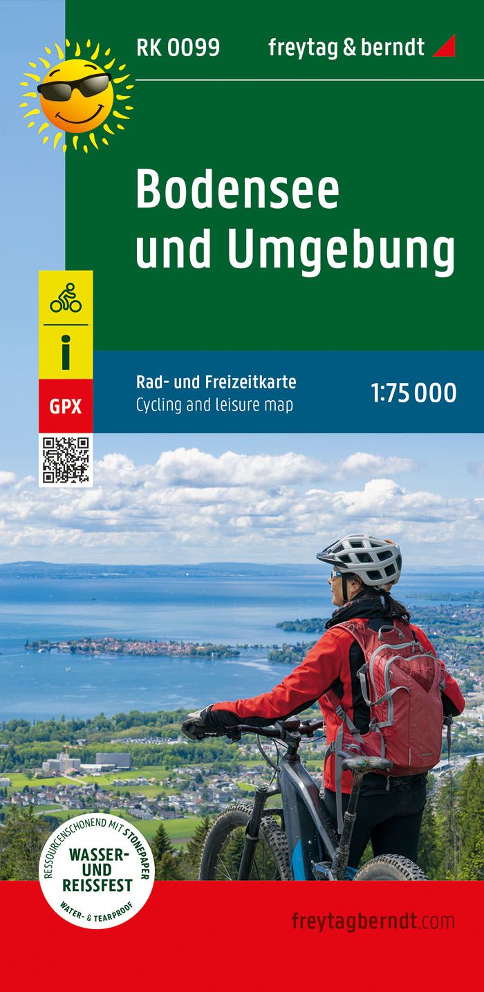 Online bestellen: Fietskaart 0099 Bodensee & omg | Freytag & Berndt