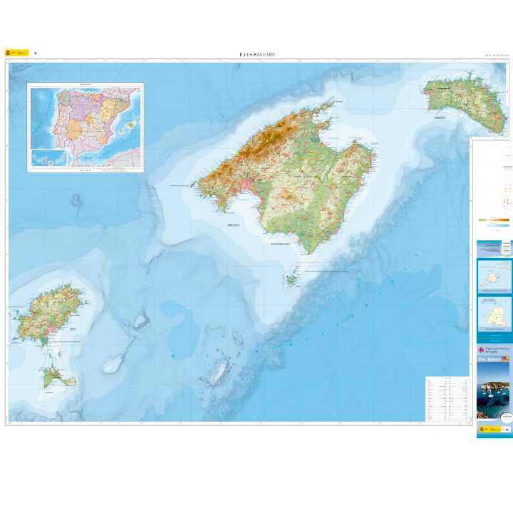 Online bestellen: Wegenkaart - landkaart Balearen | CNIG - Instituto Geográfico Nacional