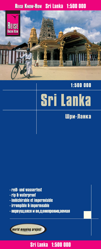 Online bestellen: Wegenkaart - landkaart Sri Lanka | Reise Know-How Verlag