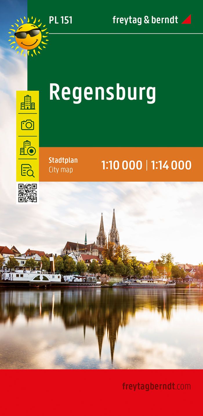 Online bestellen: Stadsplattegrond Regensburg | Freytag & Berndt