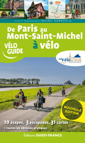 Online bestellen: Véloguide Paris au Mont-Saint-Michel à vélo | Editions Ouest-France