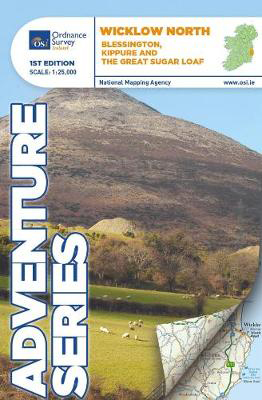 Online bestellen: Wandelkaart Adventure Series Wicklow North | Ordnance Survey Ireland