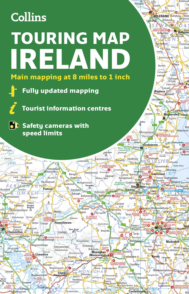 Online bestellen: Wegenkaart - landkaart Ireland | Collins