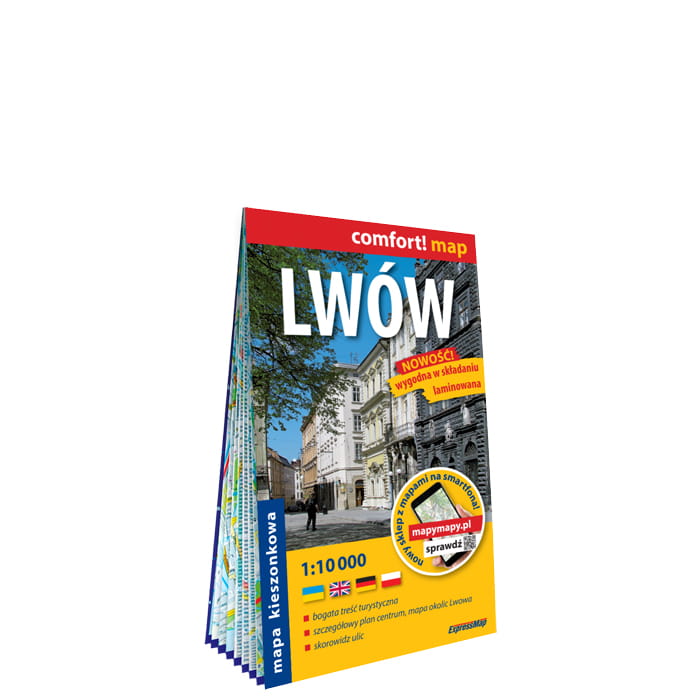 Online bestellen: Stadsplattegrond Lwów - lviv mini | Express Map1