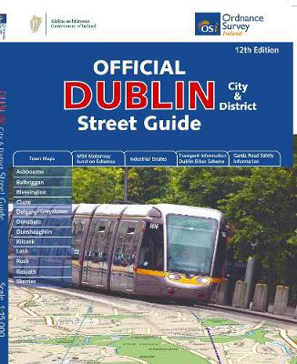 Online bestellen: Wegenatlas Dublin official city & district street guide spiral | Ordnance Survey Ireland