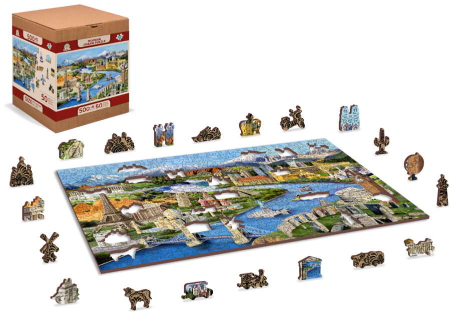 Legpuzzel World landmarks puzz…