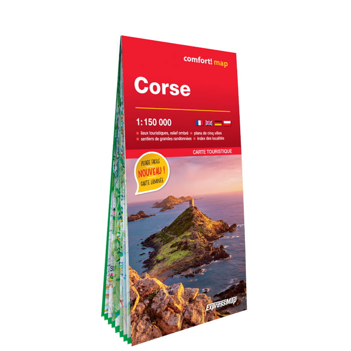 Wegenkaart - landkaart Corse |…