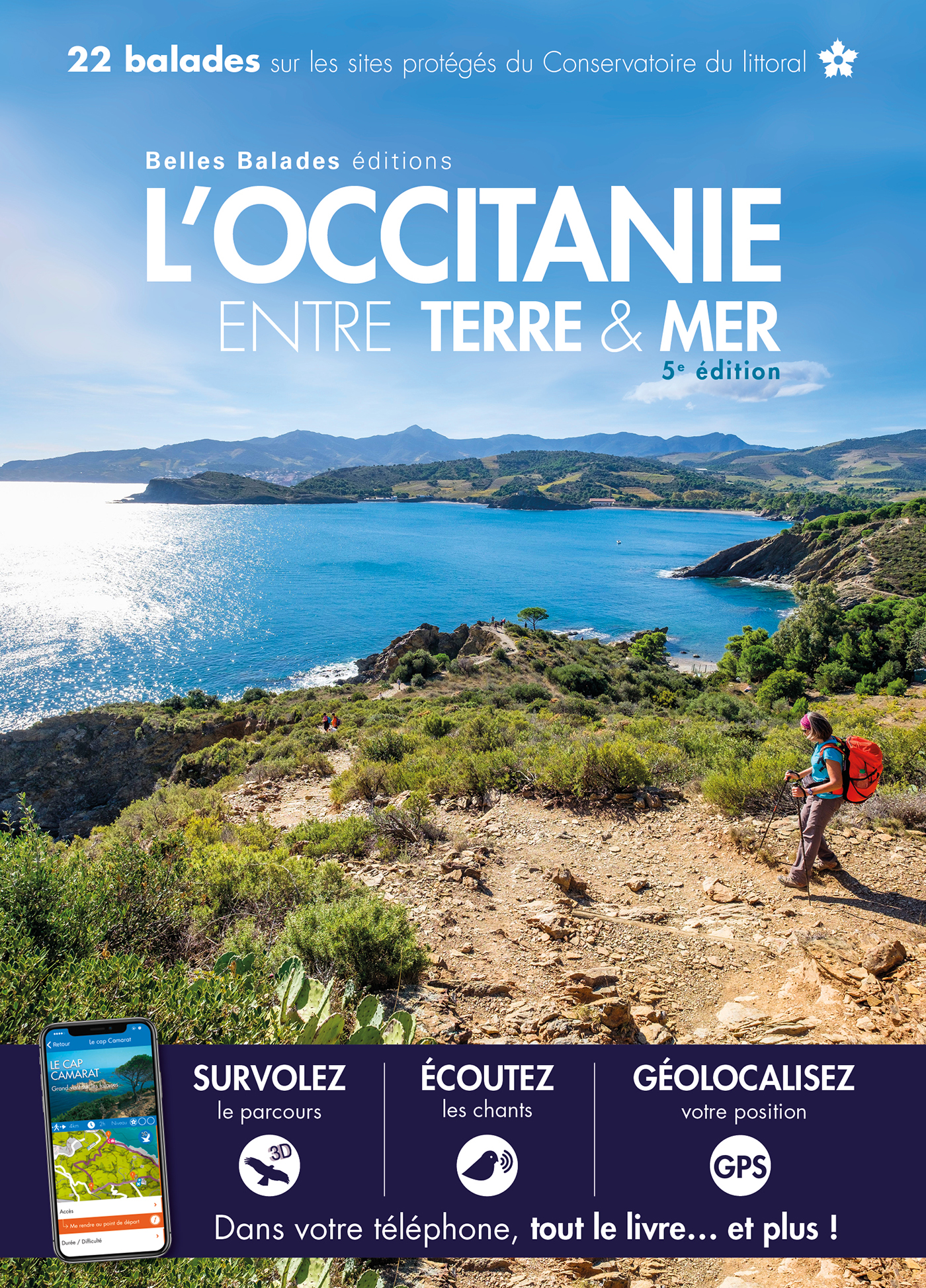 Online bestellen: Wandelgids L'Occitanie entre terre & mer | Belles Balades