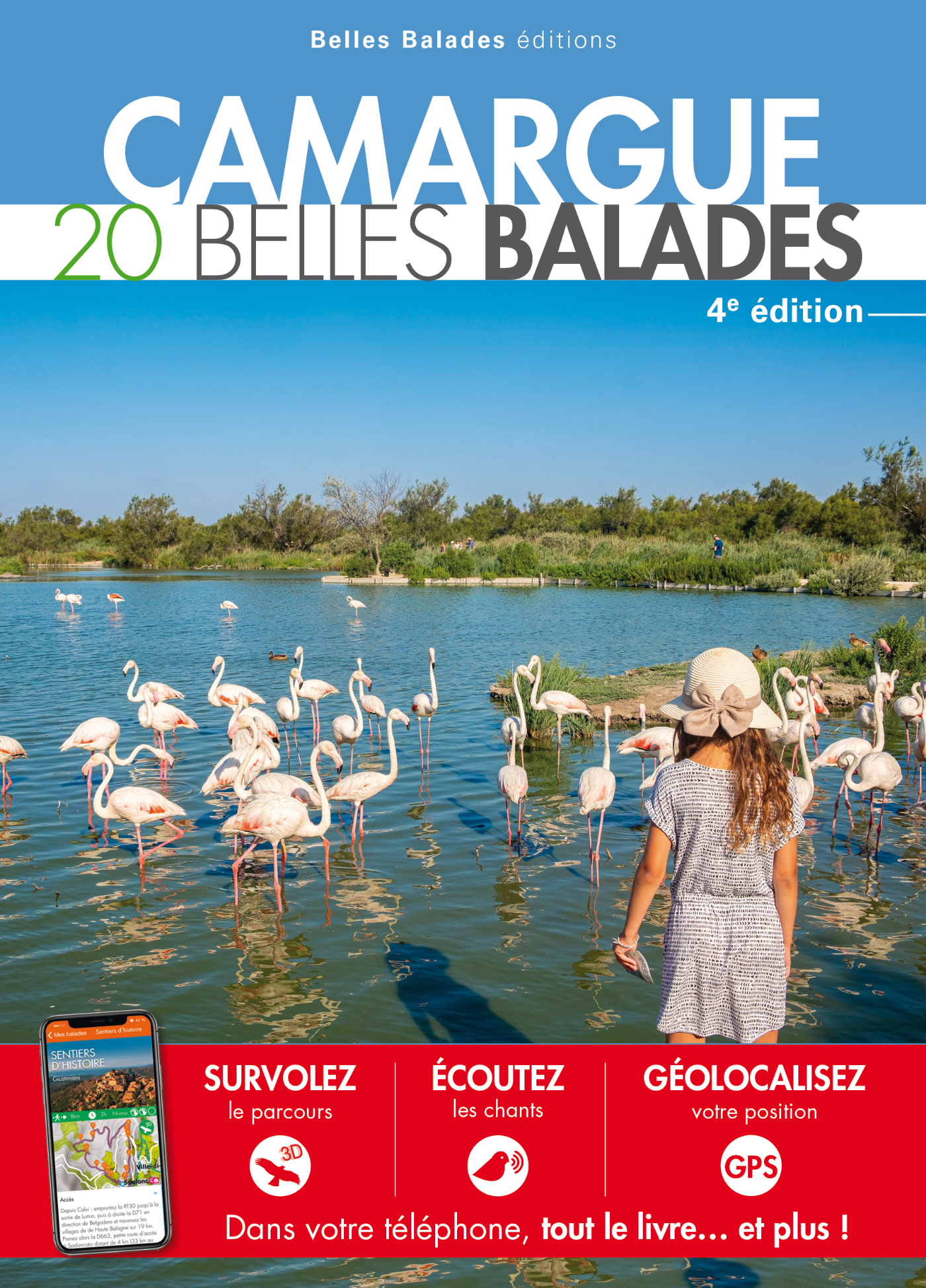 Online bestellen: Wandelgids Camargue 20 belles balades | Belles Balades