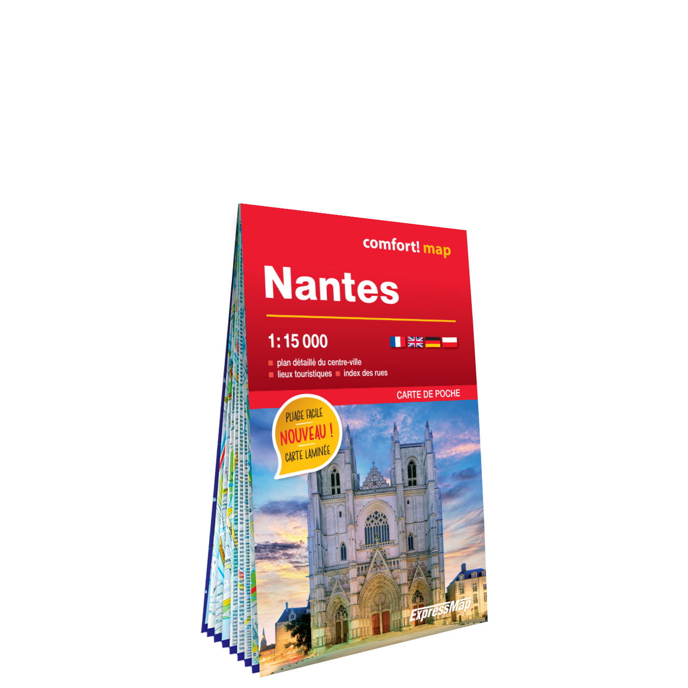 Stadsplattegrond Nantes mini |…