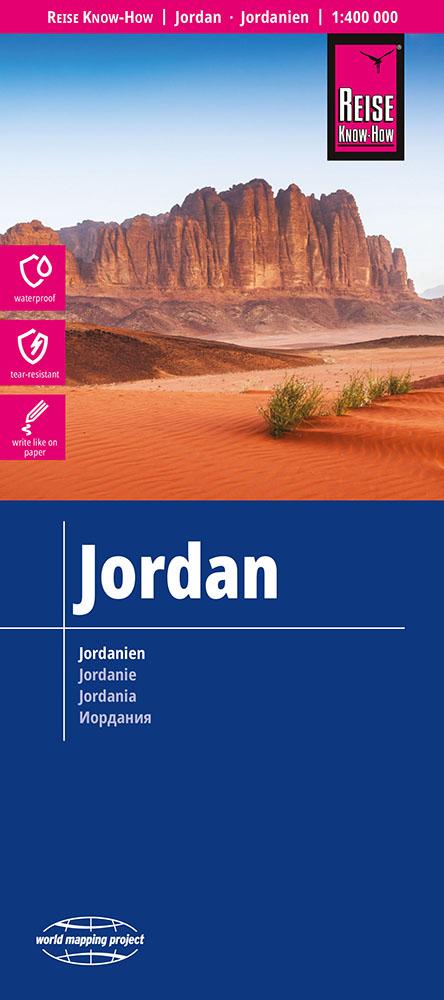 Wegenkaart - landkaart Jordani…