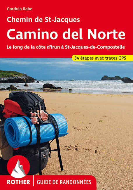 Online bestellen: Wandelgids - Pelgrimsroute Camino del Norte (Franstalig) | Rother Bergverlag