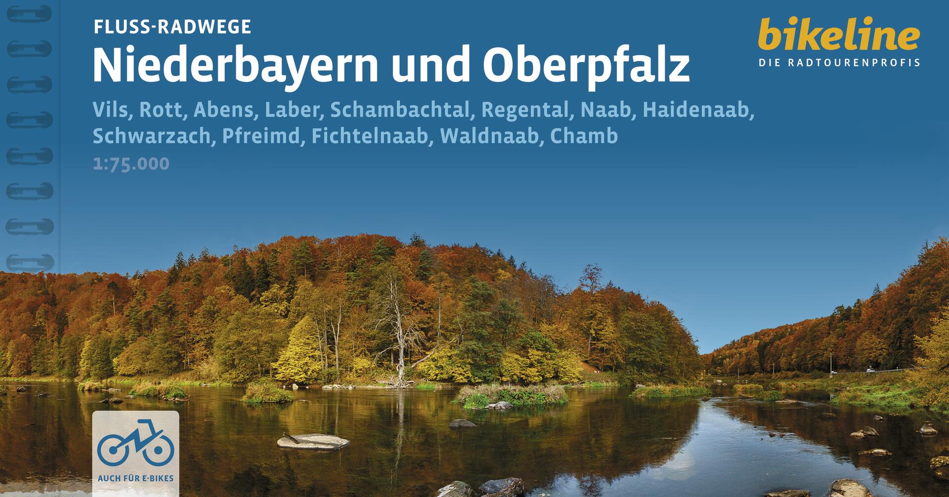 Online bestellen: Fietsgids Bikeline Niederbayern und Oberpfalz Fluss-Radwege | Esterbauer