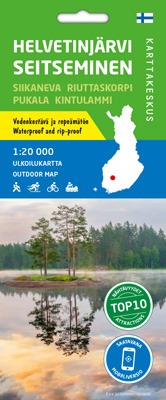 Wandelkaart Helvetinjärvi Seit…