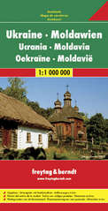 Wegenkaart - landkaart Oekraine - Ukraine en Moldavië | Freytag und Berndt | 