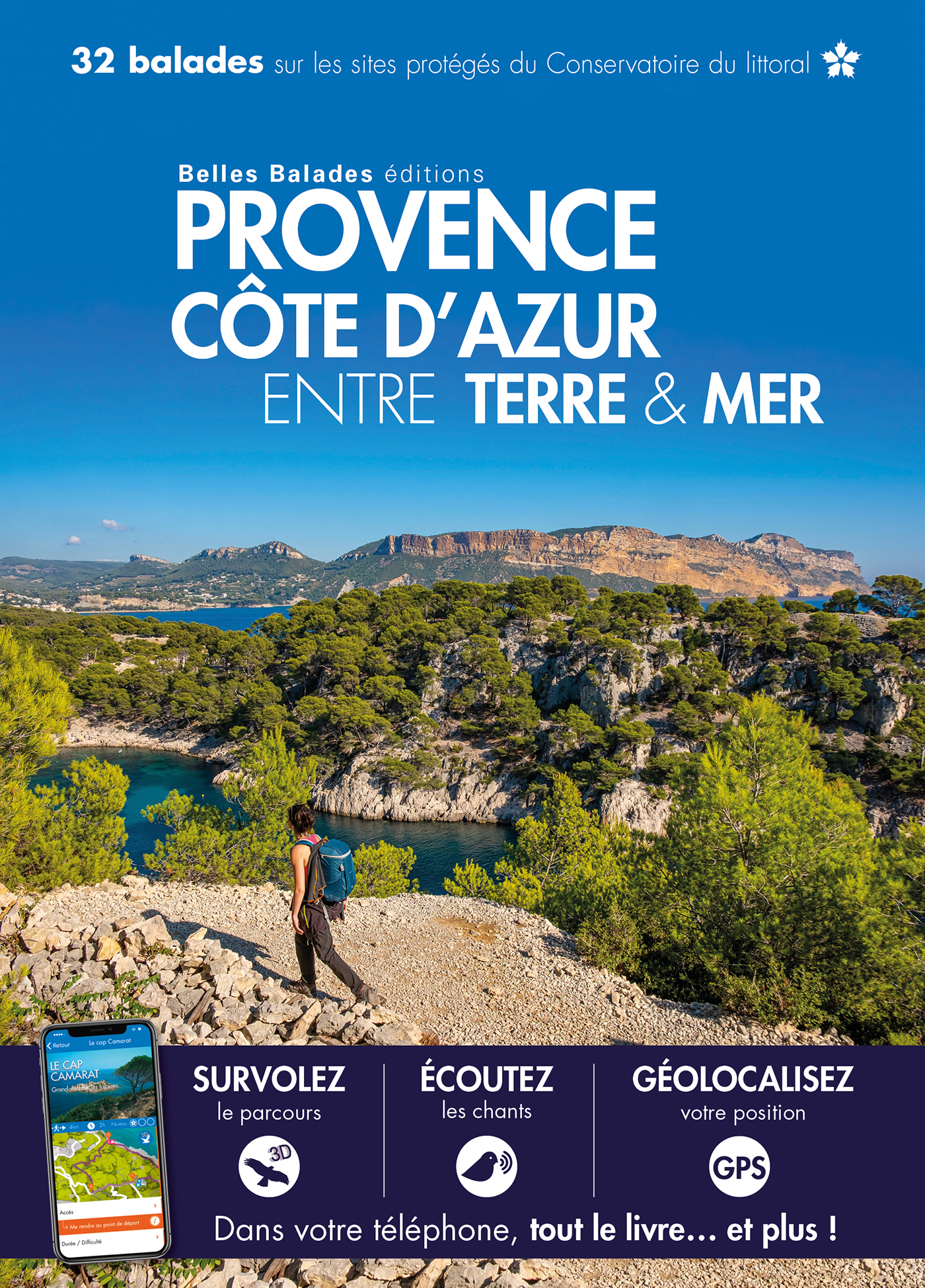 Online bestellen: Wandelgids Provence Cote d'Azur 32 balades entre terre & mer | Belles Balades