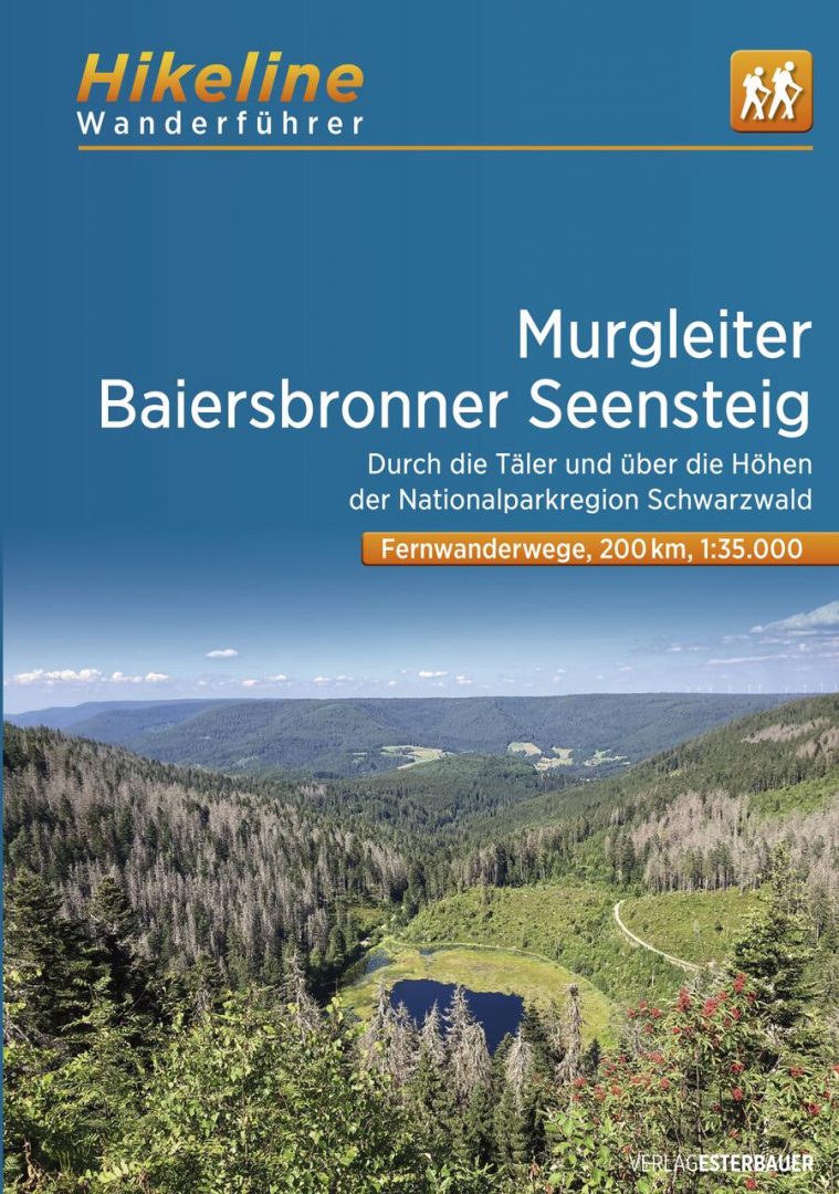 Online bestellen: Wandelgids Hikeline Murgleiter - Baiersbronner Seensteig | Esterbauer