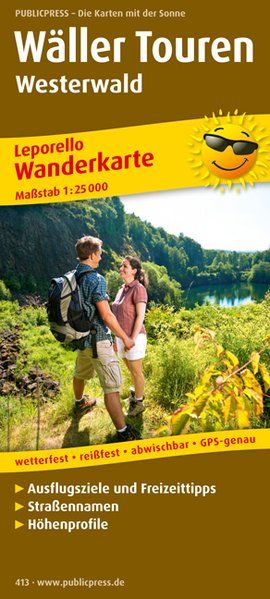 Wandelkaart 413 Wäller Touren…