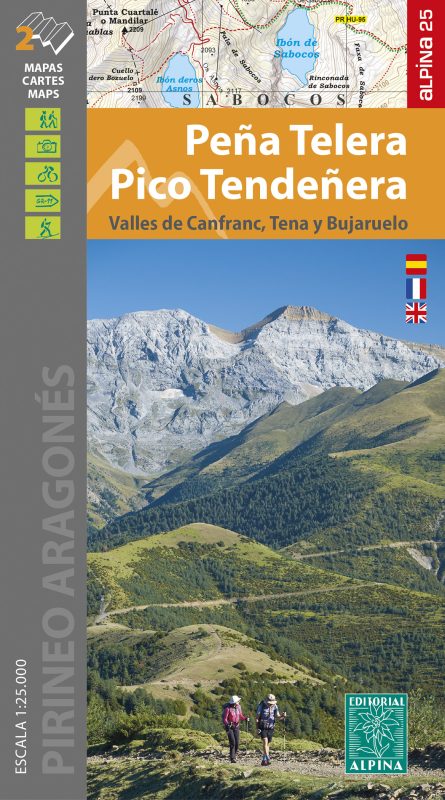 Wandelkaart Pena Telera - Pico…