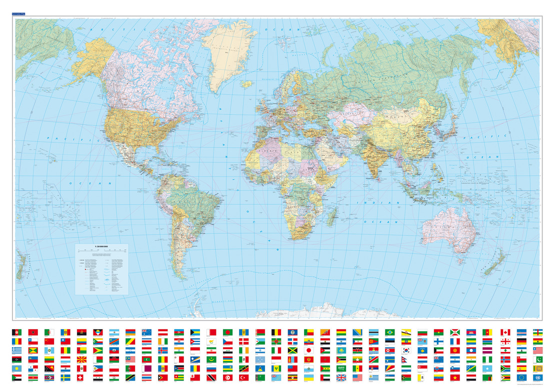 Wereldkaart World political |…