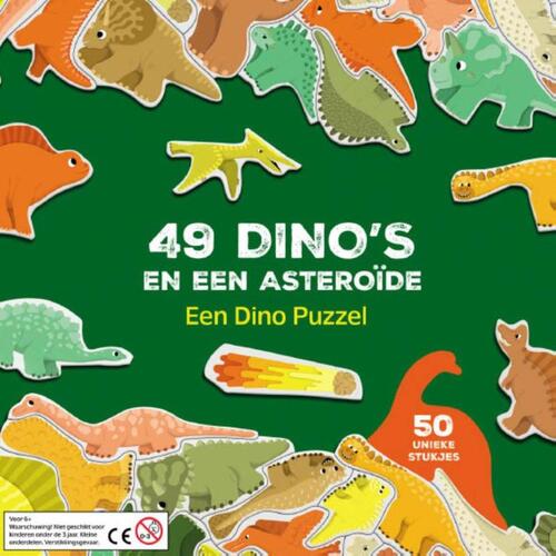 Kinderpuzzel 49 dino's en…