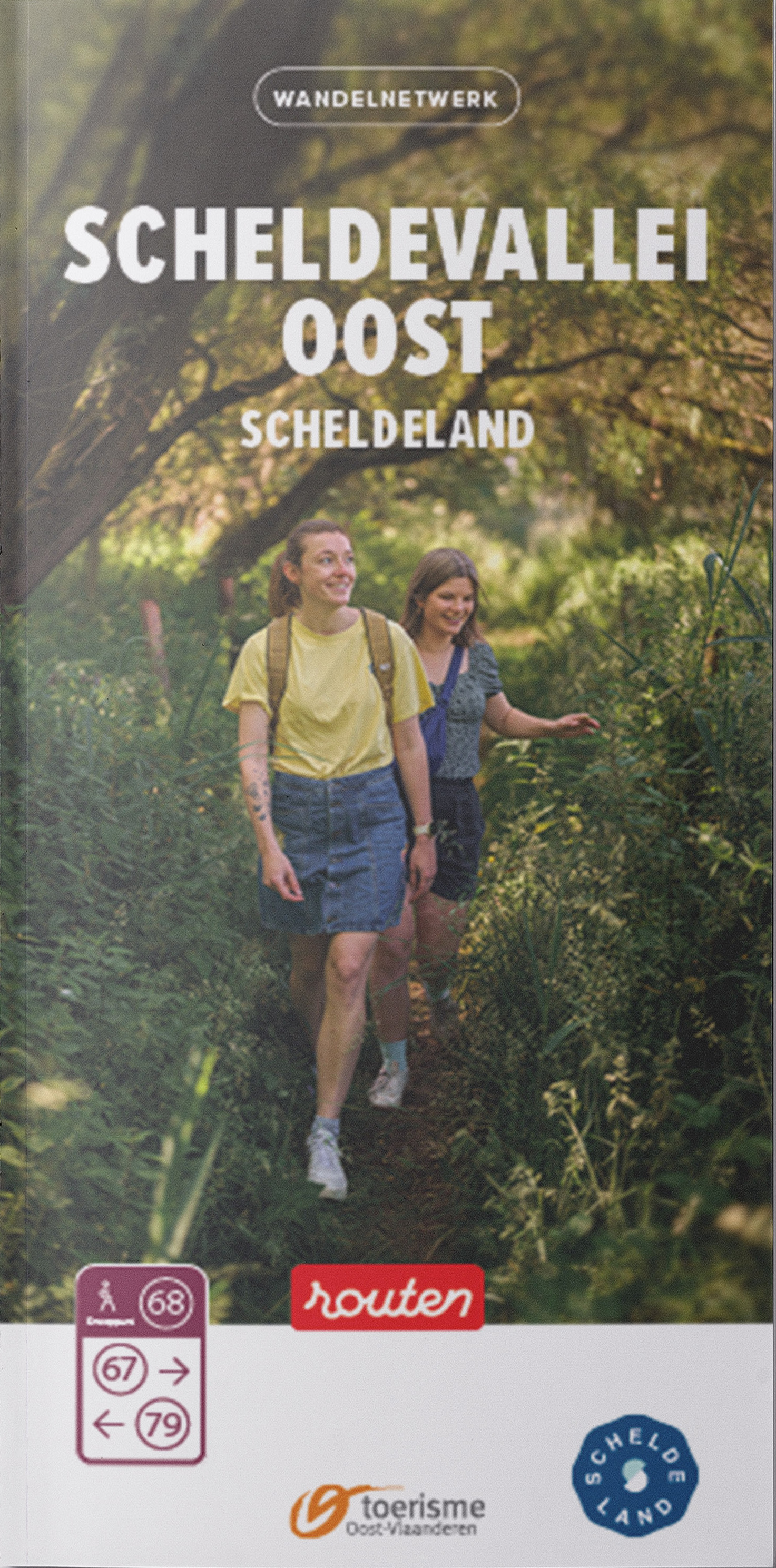 Online bestellen: Wandelkaart Wandelnetwerk BE Scheldevallei Oost Scheldeland | Tourisme Vlaanderen