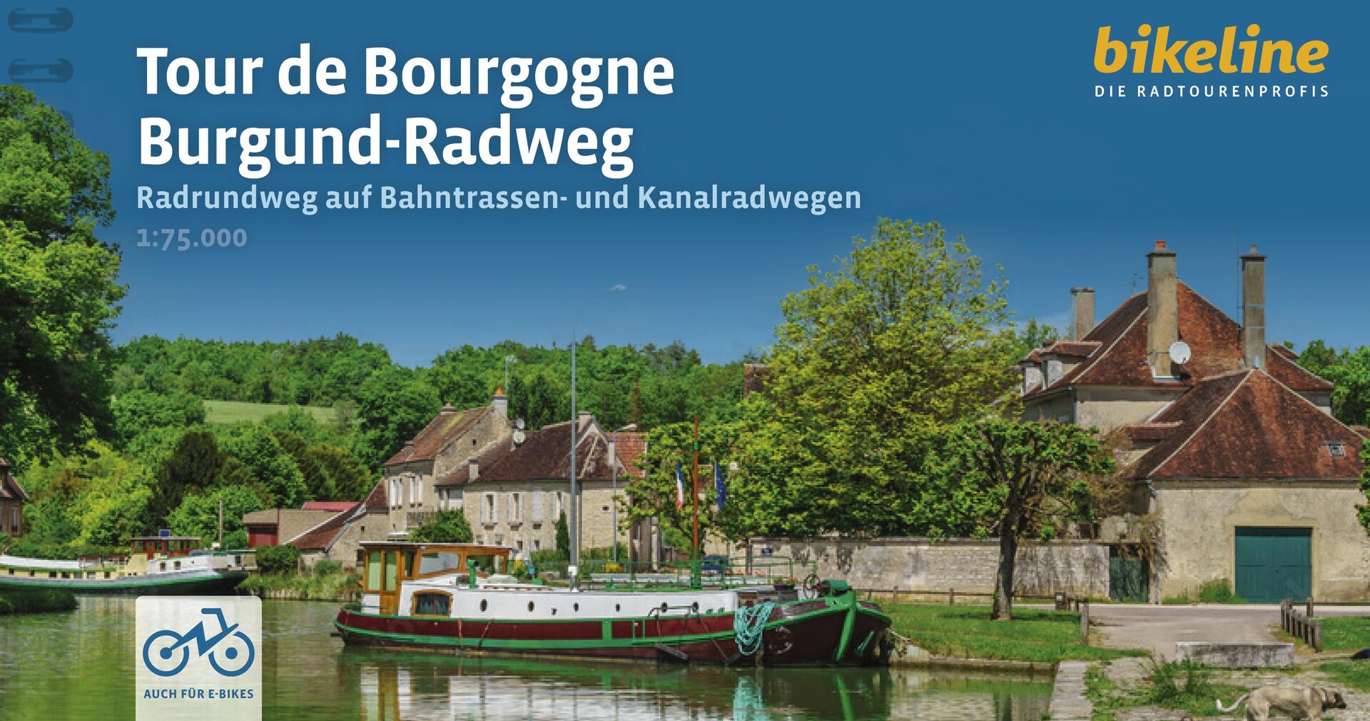 Online bestellen: Fietsgids Bikeline Tour de Bourgogne - Burgund-Radweg | Esterbauer