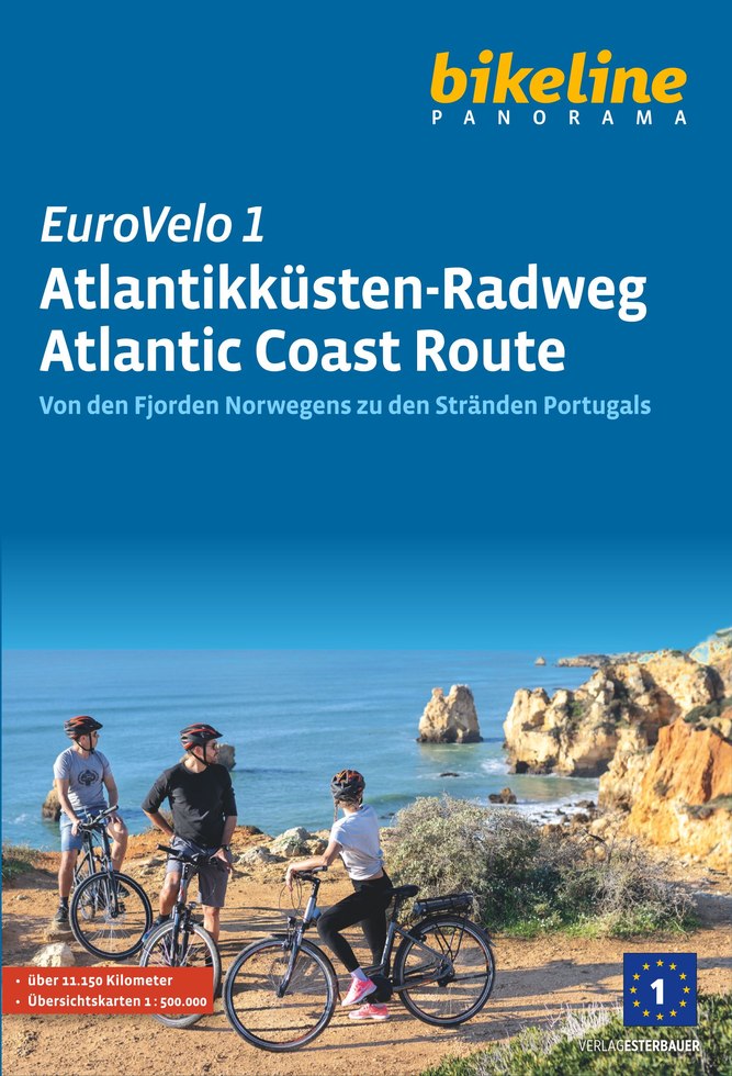 Online bestellen: Fietsgids Panorama Überschtswerke Eurovelo 1 Atlantikküsten-Radweg | Atlantic Coast Route | Esterbauer