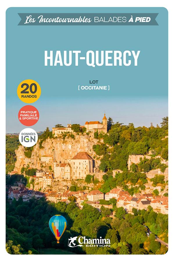 Online bestellen: Wandelgids Haut-Quercy à pied 20 rando Lot - Occitanie | Chamina