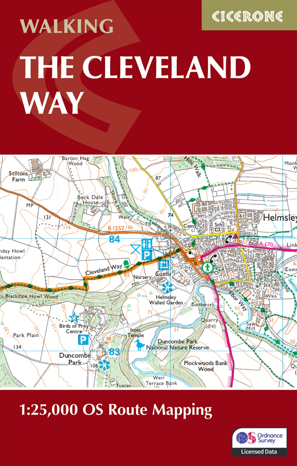 Wandelkaart Cleveland Way Map…