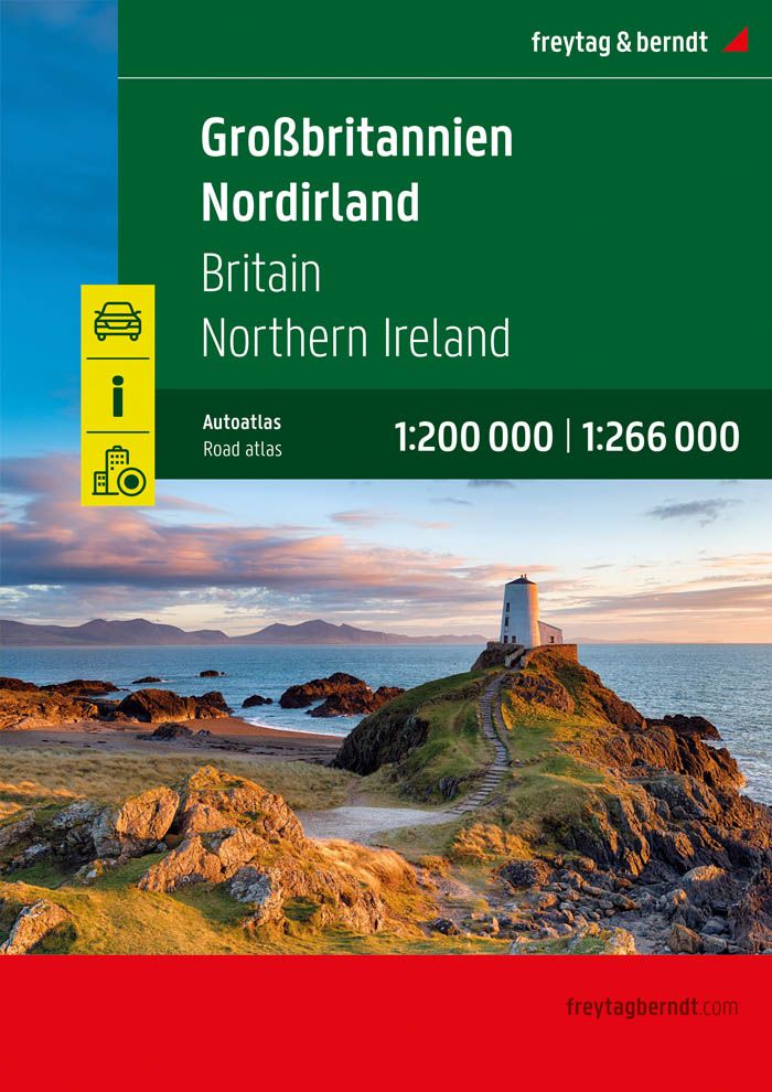 Online bestellen: Wegenatlas Großbritannien - Nordirland - Groot Brittanië & Noord Ierland | A4 | Ringband | Freytag & Berndt