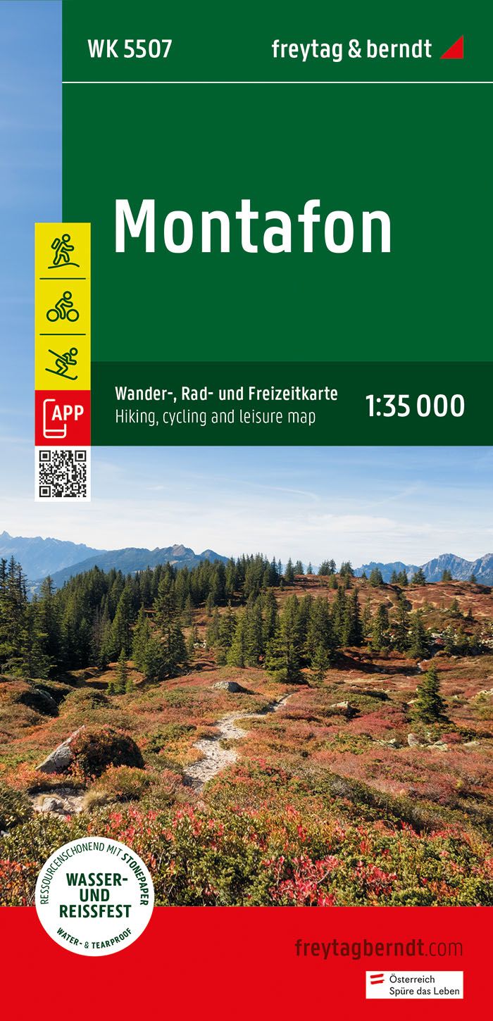 Online bestellen: Wandelkaart 5507 Montafon | Freytag & Berndt