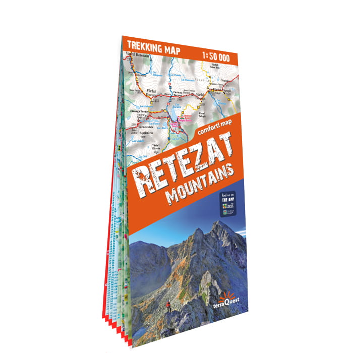 Wandelkaart Trekking map Retez…