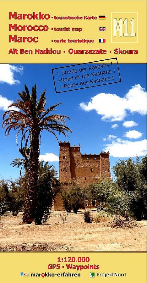 Online bestellen: Wegenkaart - landkaart M11 Aït Ben Haddou / Ouarzazate / Skoura | Huber Verlag