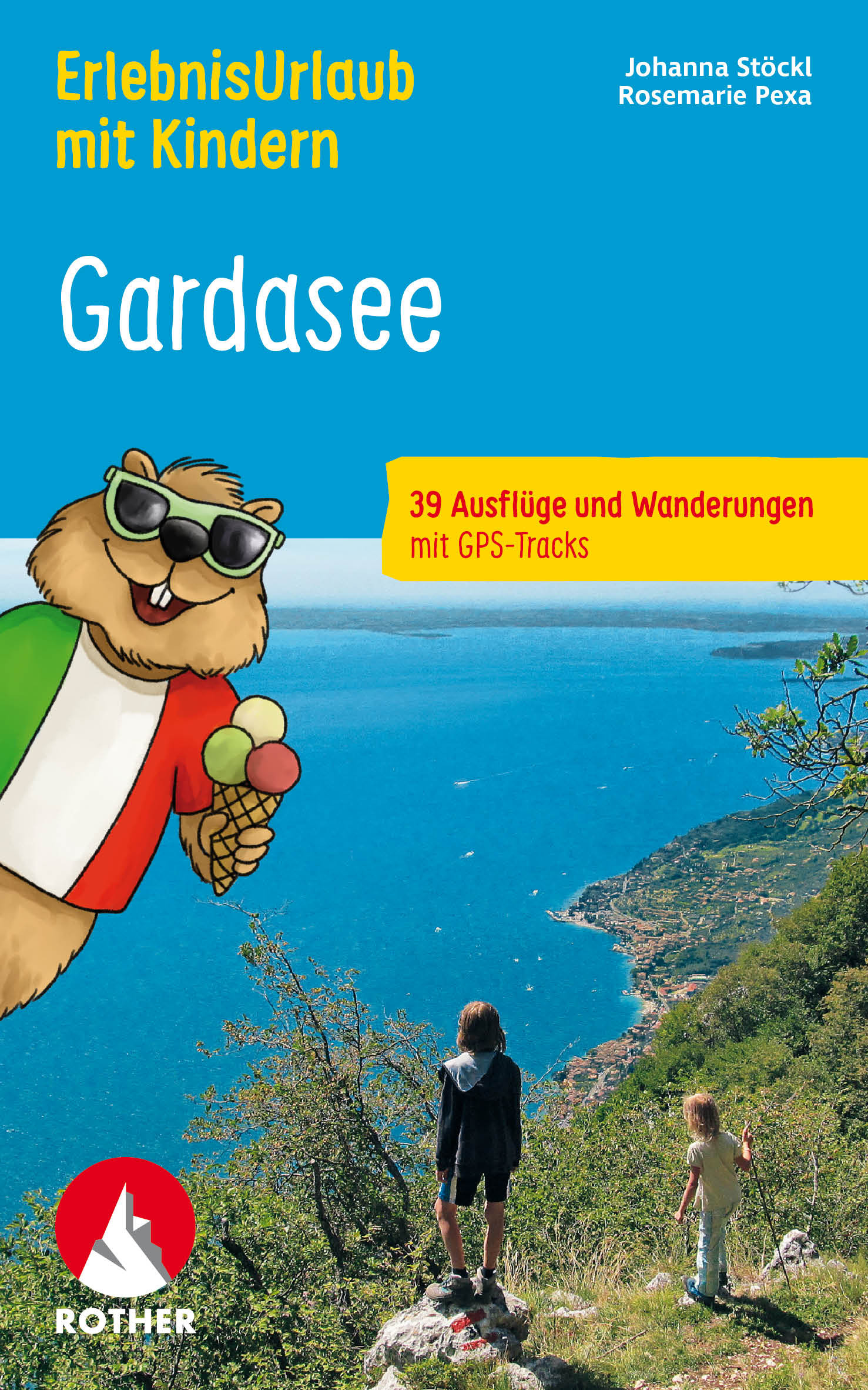 Online bestellen: Wandelgids Gardasee - Erlebnisurlaub mit Kindern | Rother Bergverlag