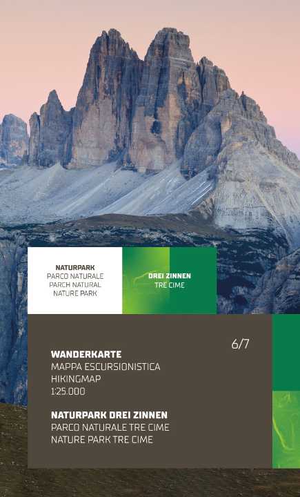 Online bestellen: Wandelkaart Parco Naturale Tre Cime | Tabacco Editrice