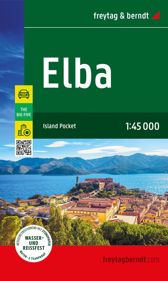 Online bestellen: Wegenkaart - landkaart Island Pocket Elba IP | Freytag & Berndt