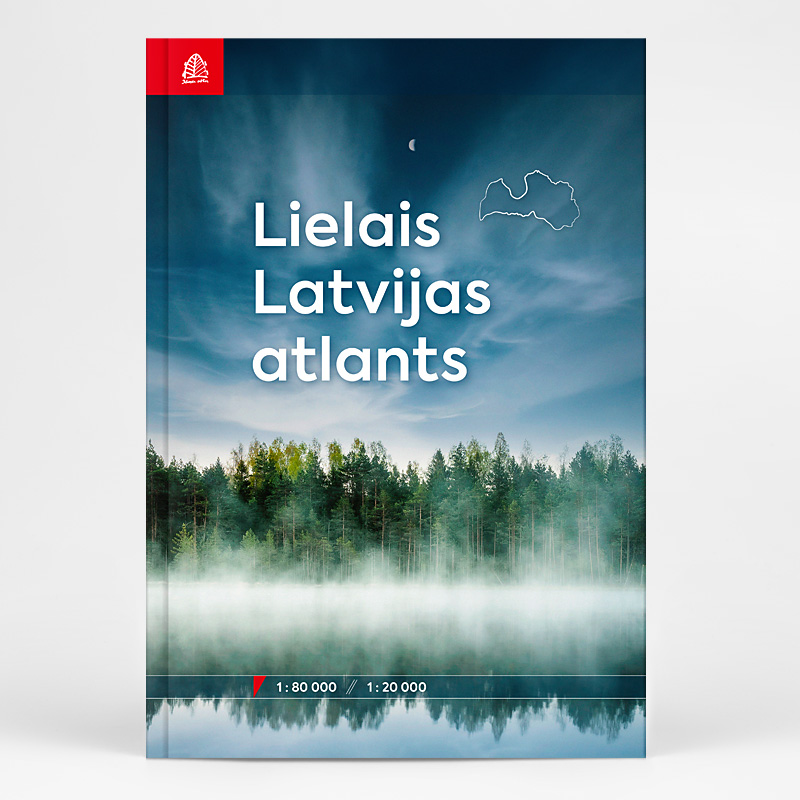 Online bestellen: Wegenatlas Lielais Latvijas atlants - Letland | Jana Seta