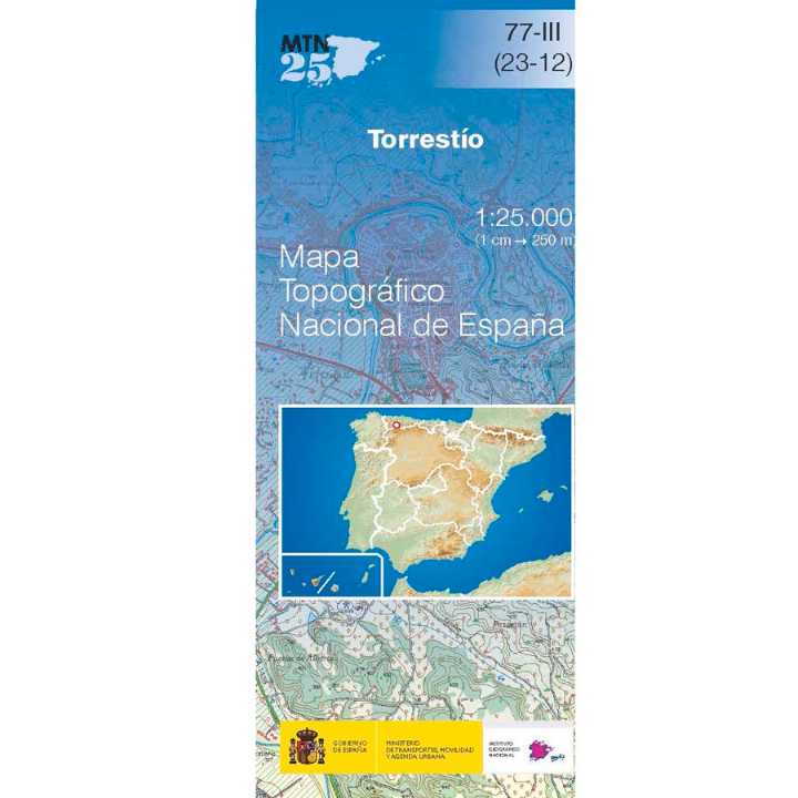 Online bestellen: Topografische kaart 77-III Torrestío | CNIG - Instituto Geográfico Nacional