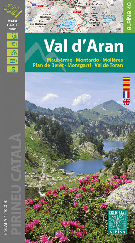 Online bestellen: Wandelkaart 20 Val d'Aran | Editorial Alpina