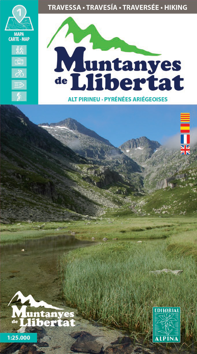 Online bestellen: Wandelkaart Muntanyes de Llibertat - Alt Pirineu | Editorial Alpina