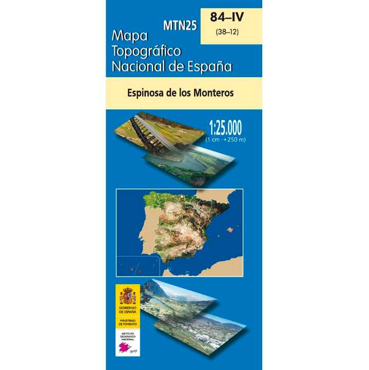 Online bestellen: Topografische kaart 84-IV Espinosa de los Monteros | CNIG - Instituto Geográfico Nacional1