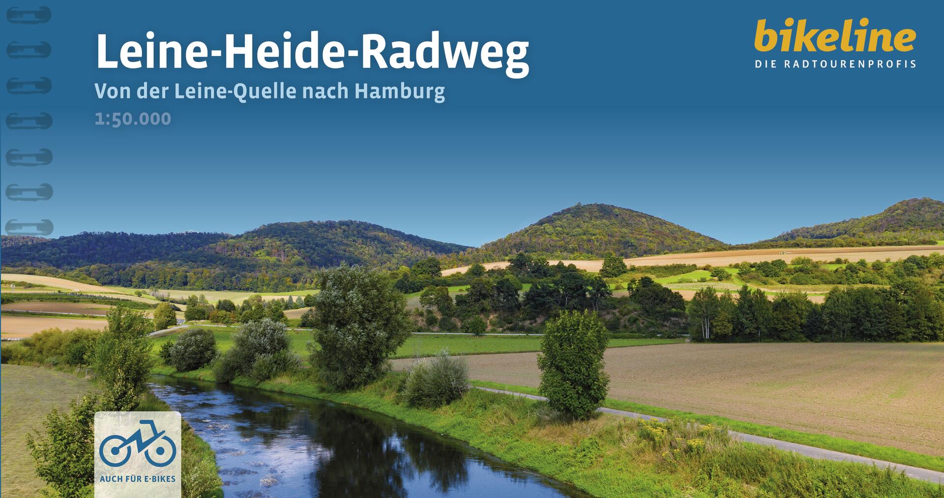 Online bestellen: Fietsgids Bikeline Leine - Heide - Radweg Leine-Quelle nach Hamburg | Esterbauer